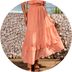 zoom vestido salmao frente